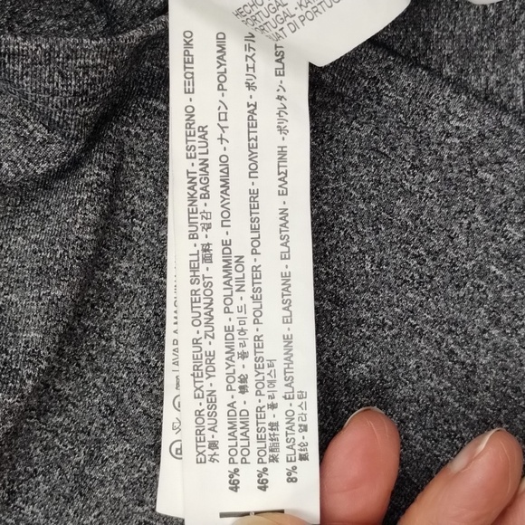 Zara W/B collection gray slub fleck size Large sleeveless super soft tank - Picture 9 of 9